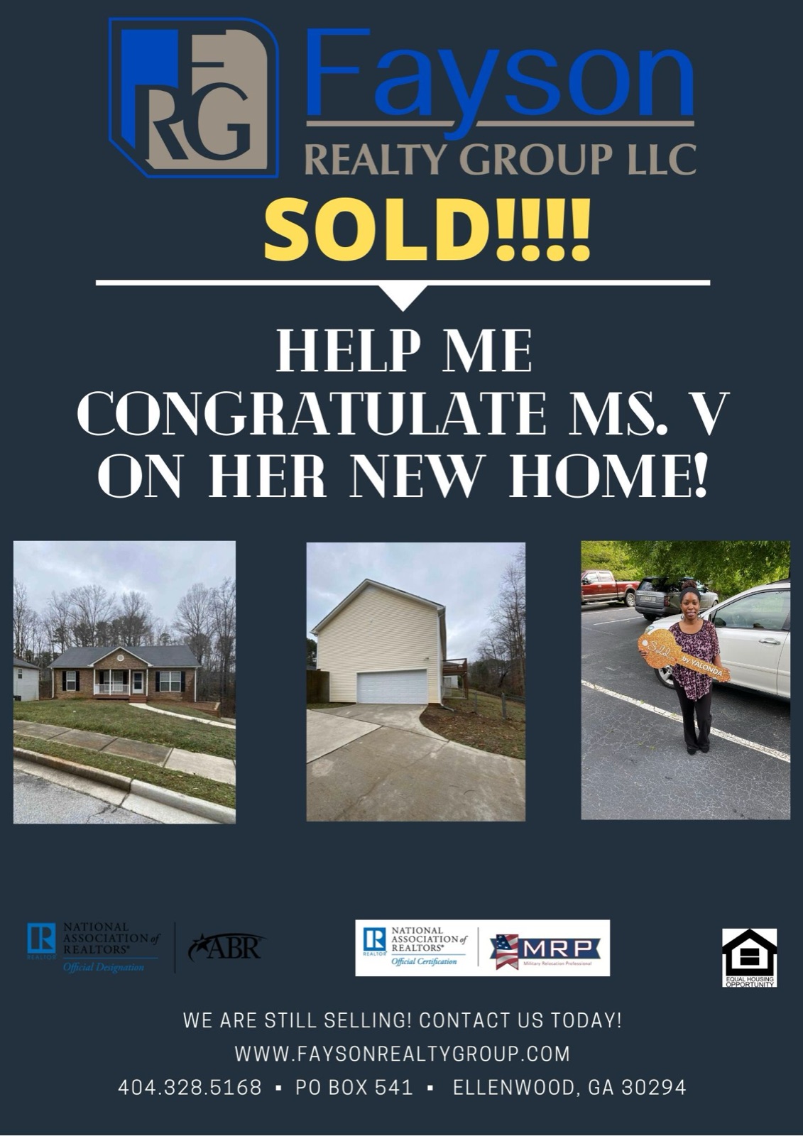 Recently sold home — Fayson Realty Group